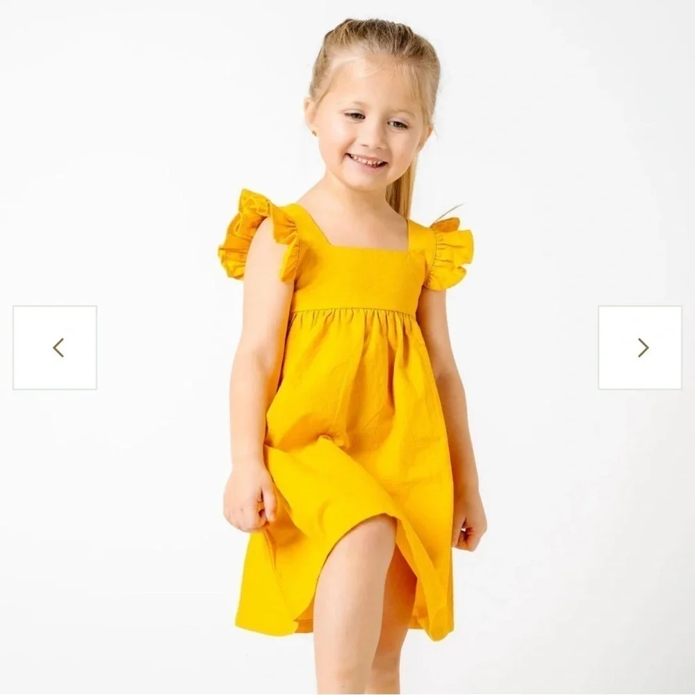 NEW Alice and Ames Girl Stella Dress in Sunrise 7 years